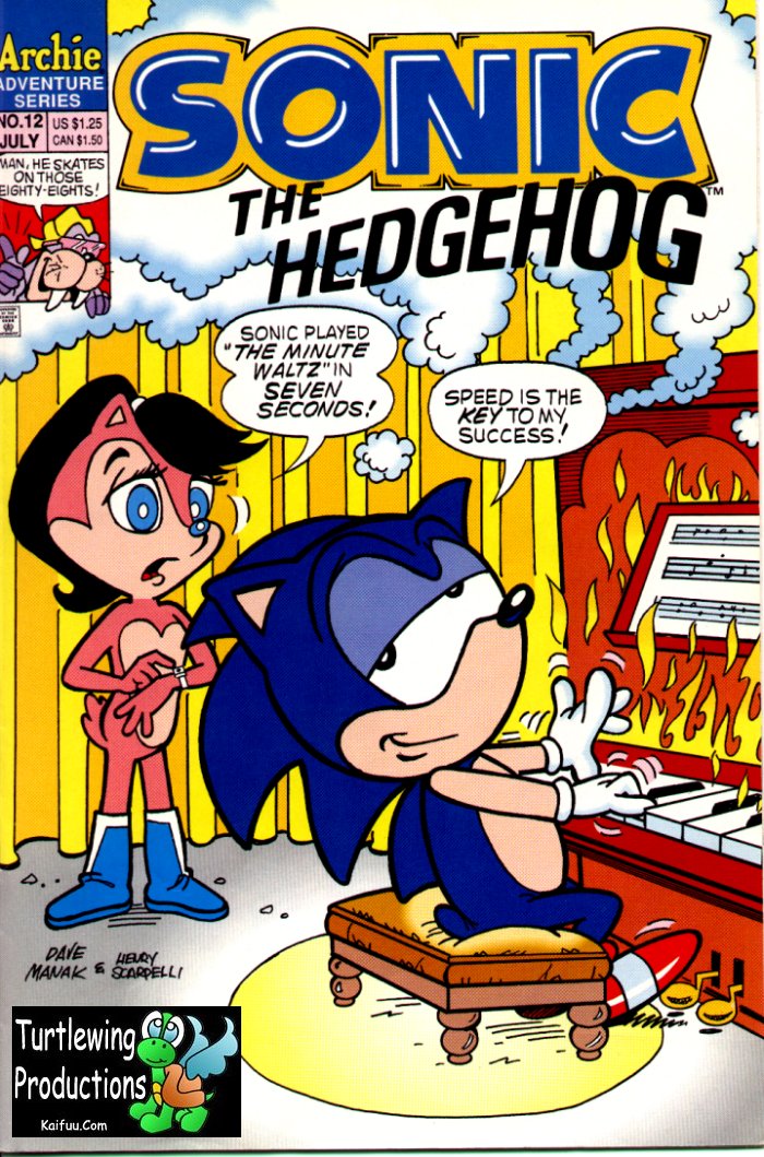 Sonic - Archie Adventure Series July 1994 Comic cover page